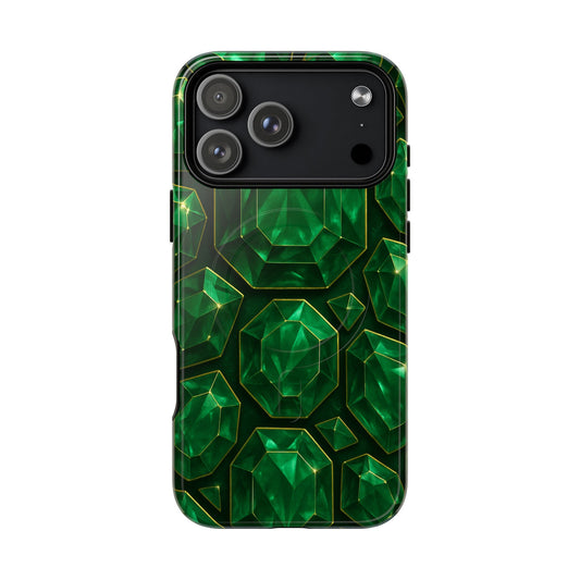 Luxury Series Emerald Gem iPhone Case with MagSafe - Shamo's