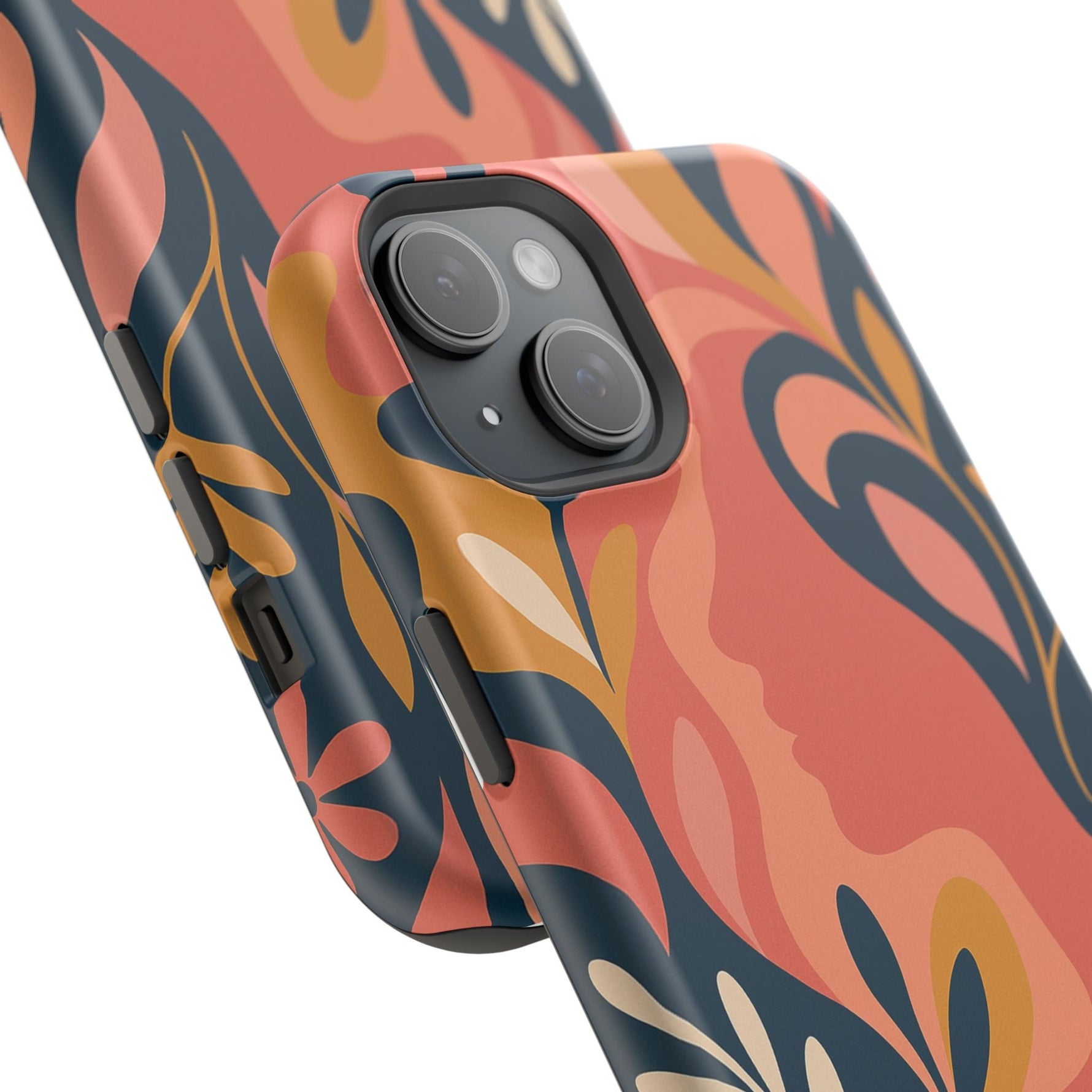 Floral Feminine Abstract MagSafe Impact-Resistant iPhone Case  Shamo's