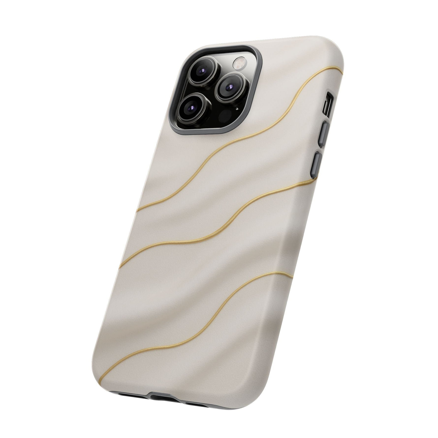 Elegant Gold Wave Tough iPhone Case  Shamo's