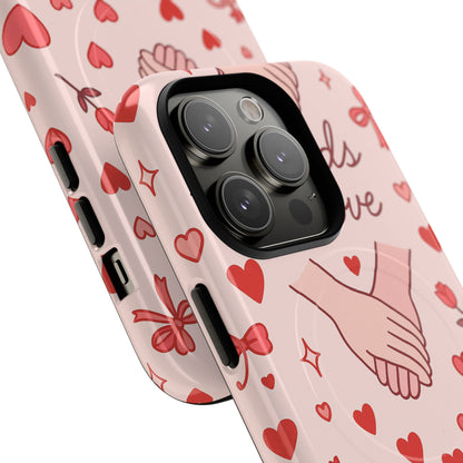 Hands in Love iPhone Case - Compatible with MagSafe  Shamo's