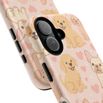 Puppies & Hearts iPhone Case compatible with MagSafe  Shamo's