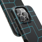 Neon Grid Magnetic Impact-Resistant iPhone Case | MagSafe compatible  Shamo's
