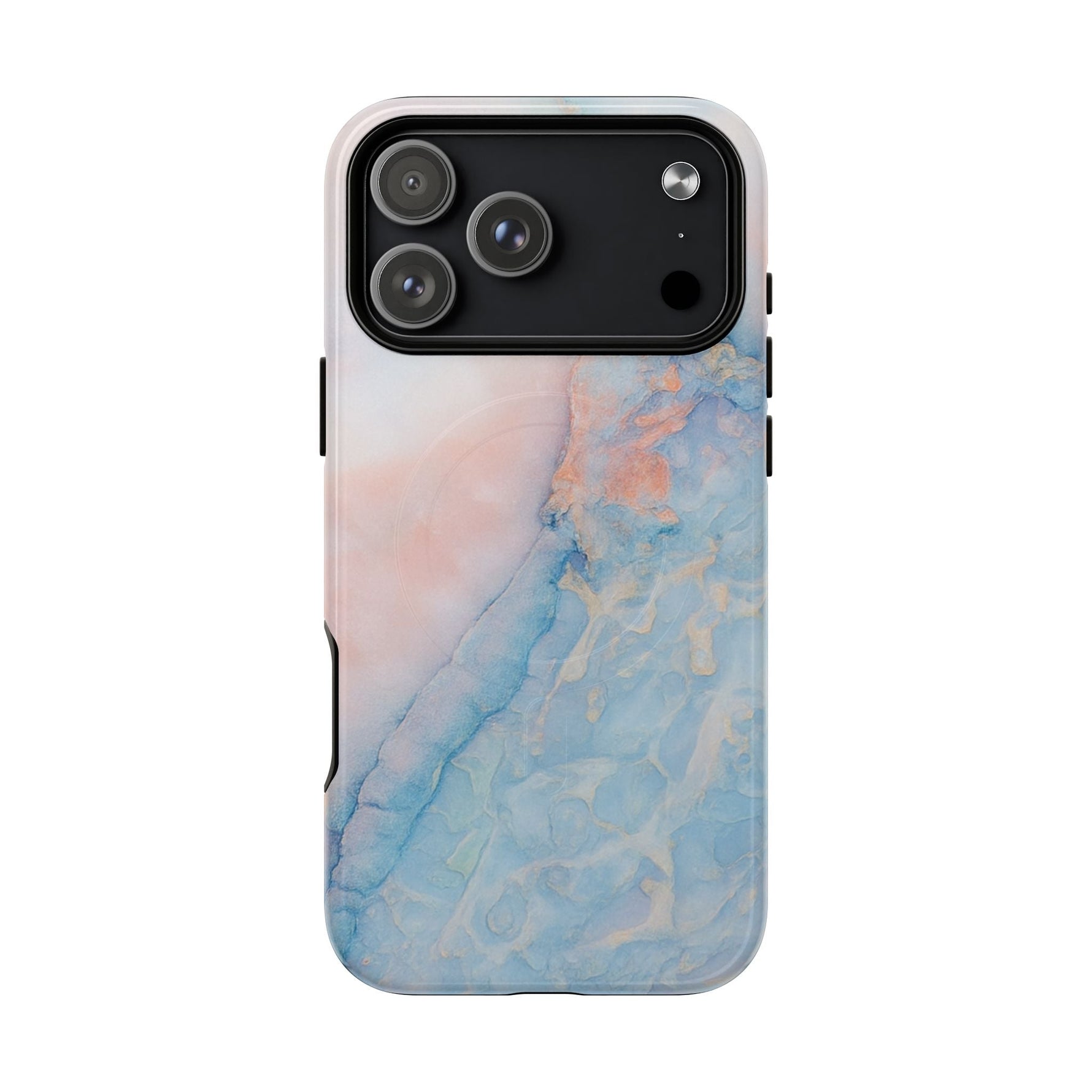 Marble Pastel iPhone Case (MagSafe compatible)  Shamo's iPhone 17 Pro Max / Glossy