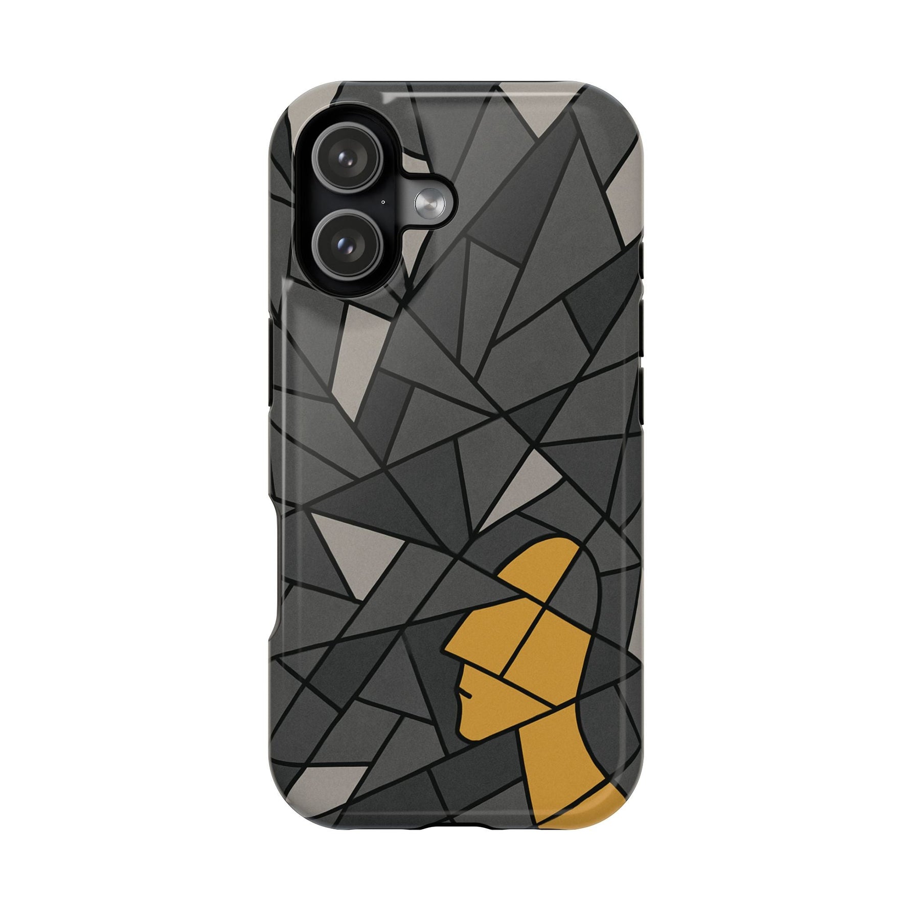 “Rebuilding Myself” Abstract iPhone Case — Magnetic MagSafe Impact-Resistant  Shamo's