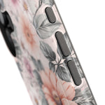 Floral Impact-Resistant Magnetic Phone Case