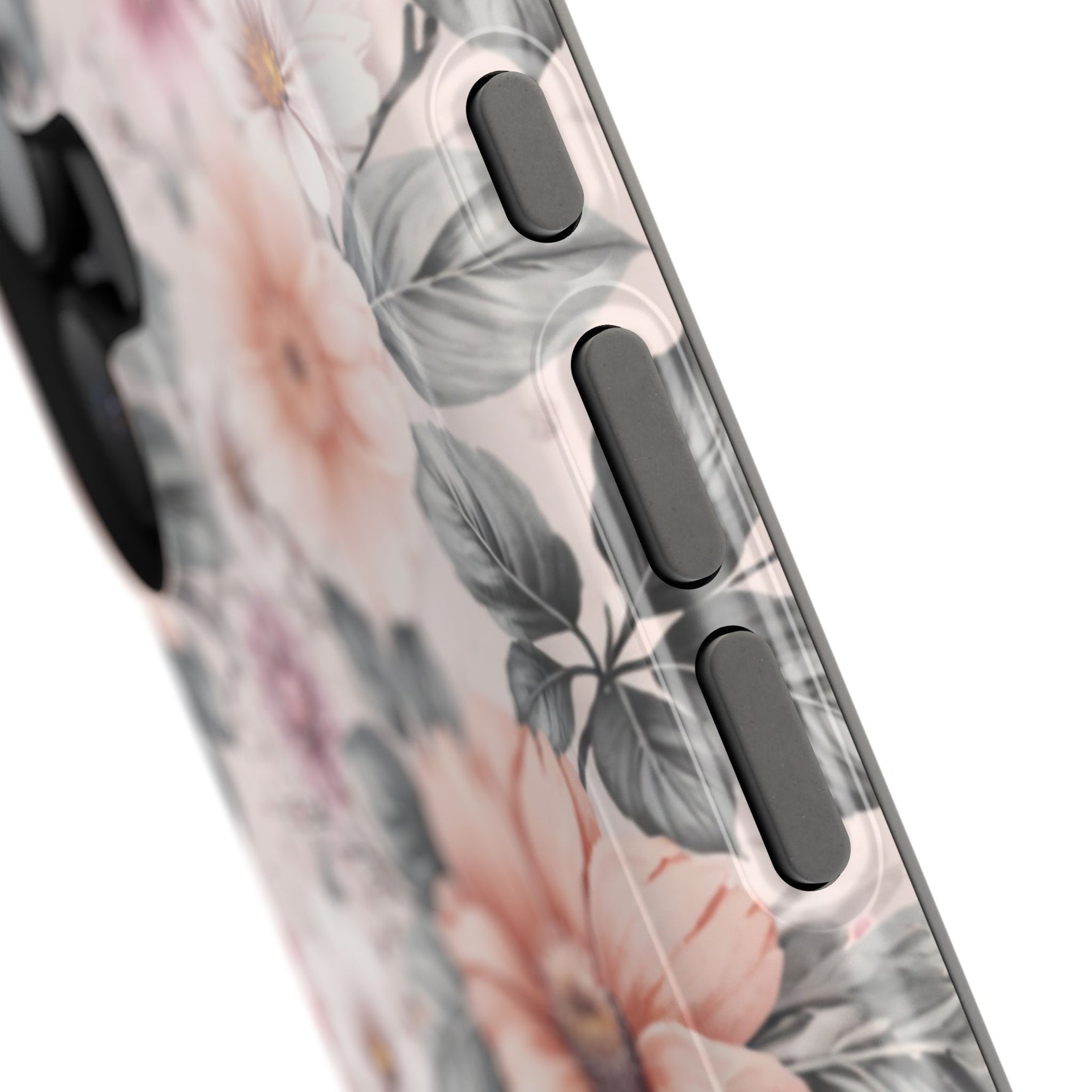Floral Impact-Resistant Magnetic Phone Case