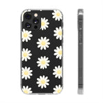 Clear Daisy Floral Phone Case, Impact-Resistant, Anti-Yellowing, Camera & Screen Protection - iPhone 12 Pro / Without gift packaging - Shamo's