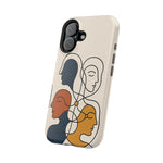 "Connected Lines" Minimalist iPhone Case — MagSafe, Magnetic Impact-Resistant  Shamo's