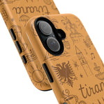 Tirana Illustrated Hand-Drawn iPhone Case — Albanian Landmarks & Icons | MagSafe compatible  Shamo's