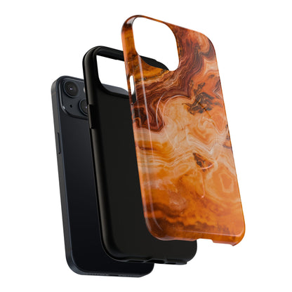 Amber Agate Marble iPhone Case — compatible with MagSafe