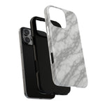 Silver Mist Marble iPhone Case with MagSafe  Shamo's