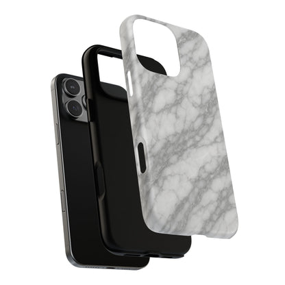 Silver Mist Marble iPhone Case with MagSafe