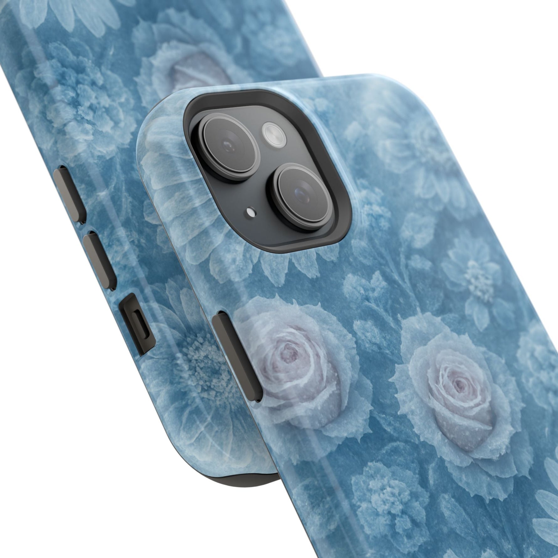Frozen Beauty Floral Rose iPhone Case | MagSafe compatible  Shamo's