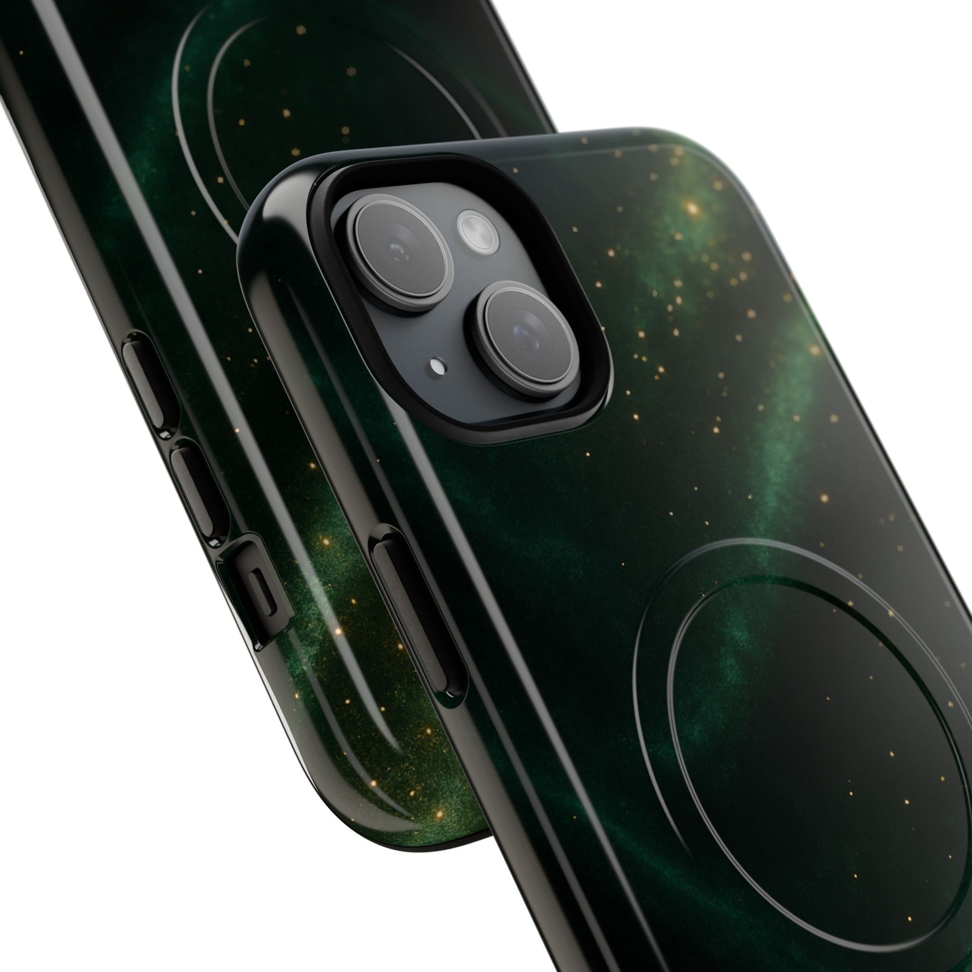 Luxury Series Emerald Galaxy iPhone Case with MagSafe - Shamo's