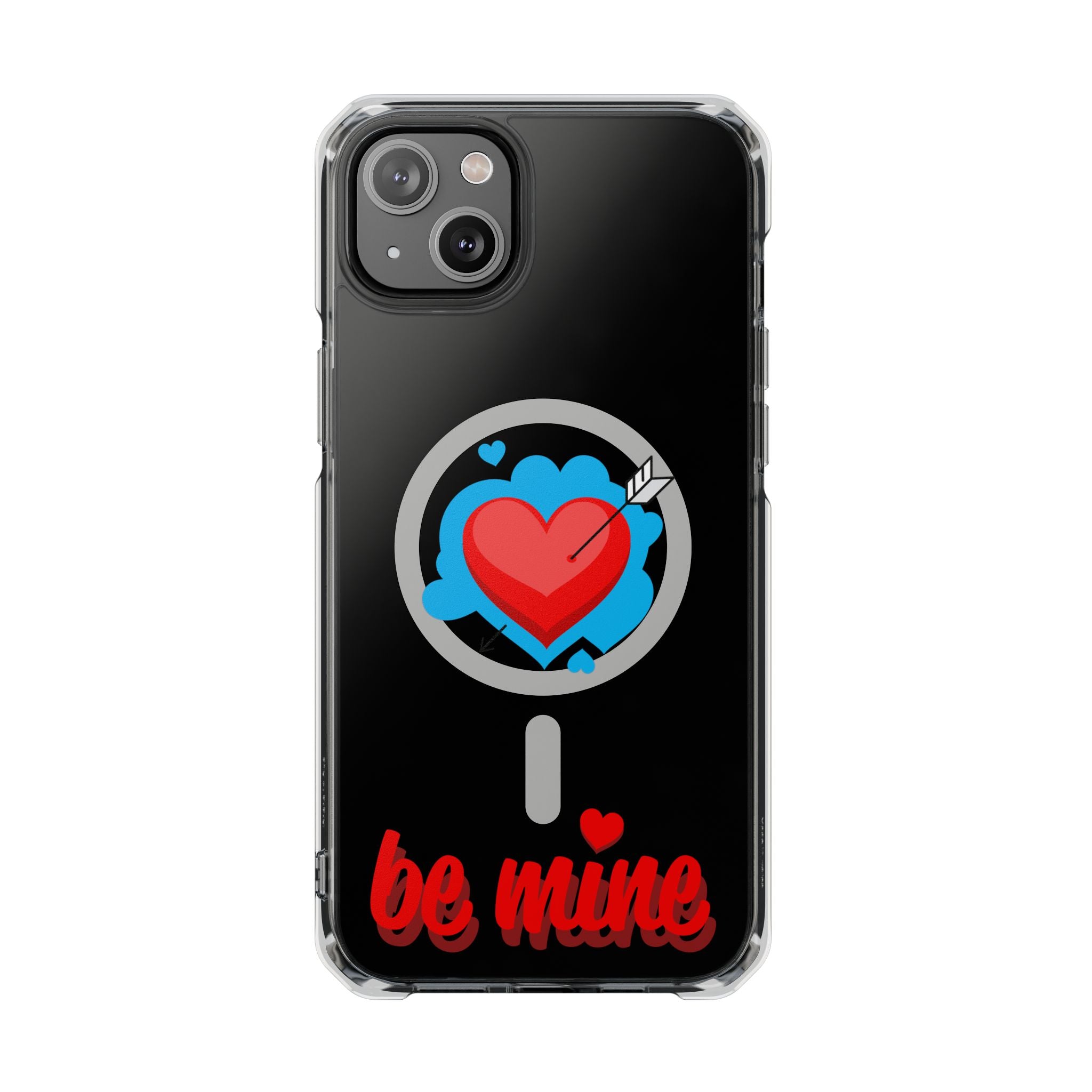 MagSafe-Compatible Clear Phone Case — "Be Mine Love Edition" - iPhone 14 Plus - Shamo's