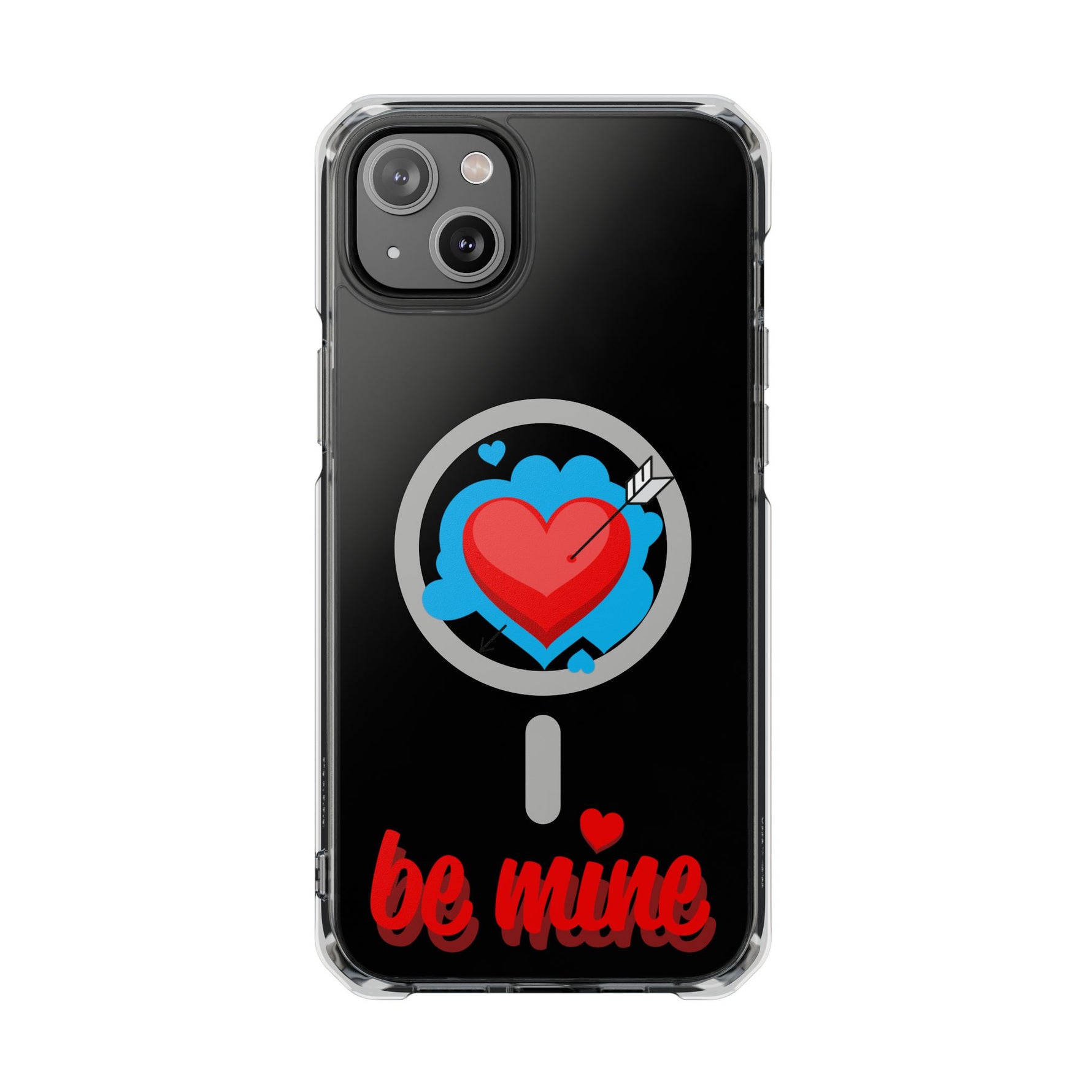 MagSafe-Compatible Clear Phone Case — "Be Mine Love Edition" - iPhone 14 Plus - Shamo's