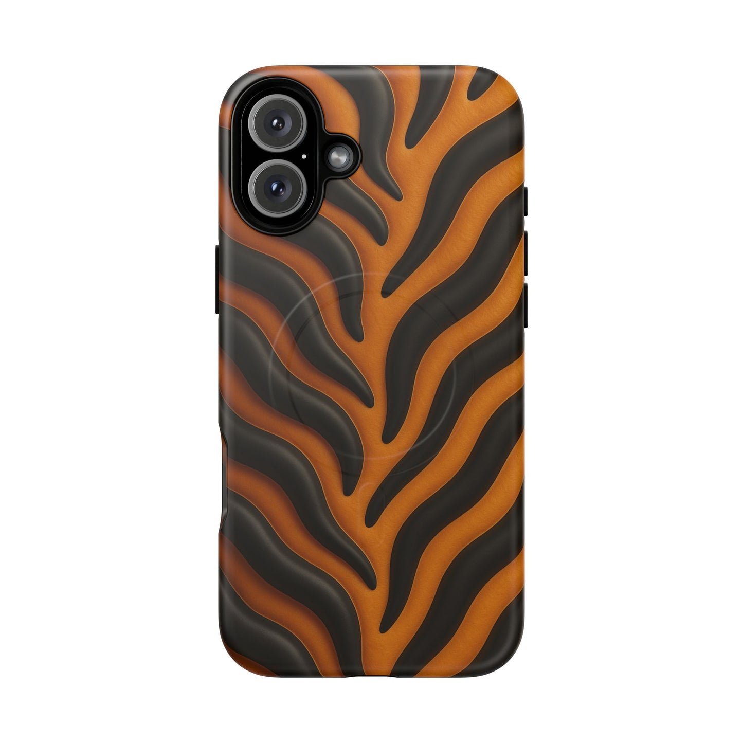 Fierce Tiger Striped iPhone Case - Works with MagSafe