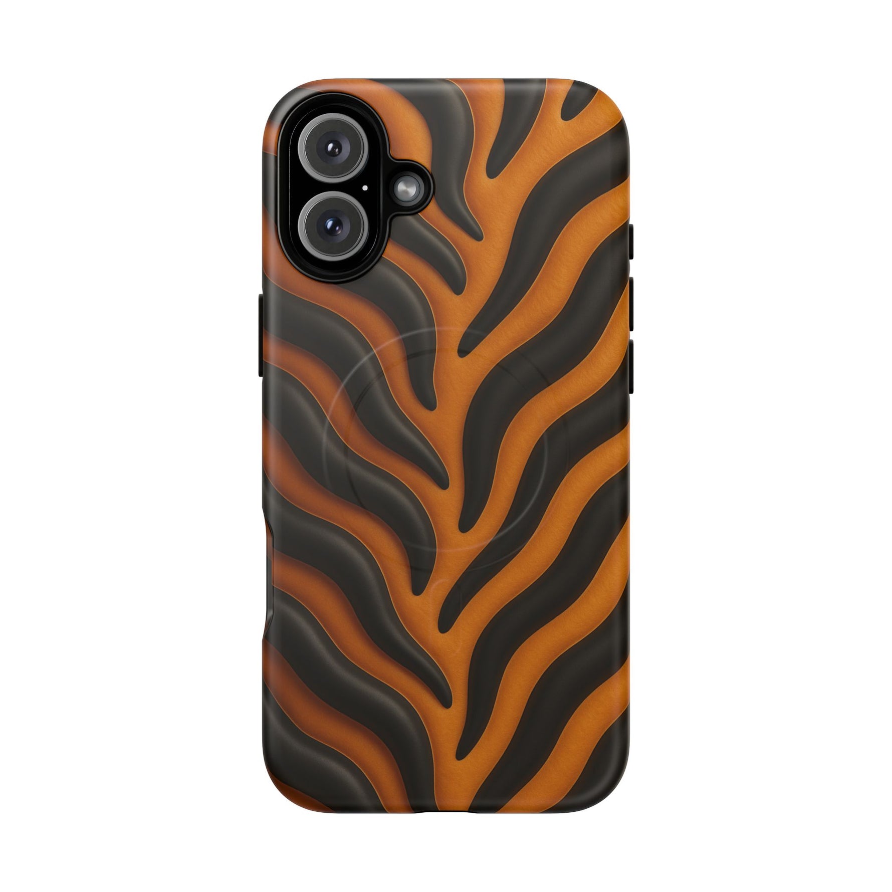 Fierce Tiger Striped iPhone Case - Works with MagSafe - Shamo's