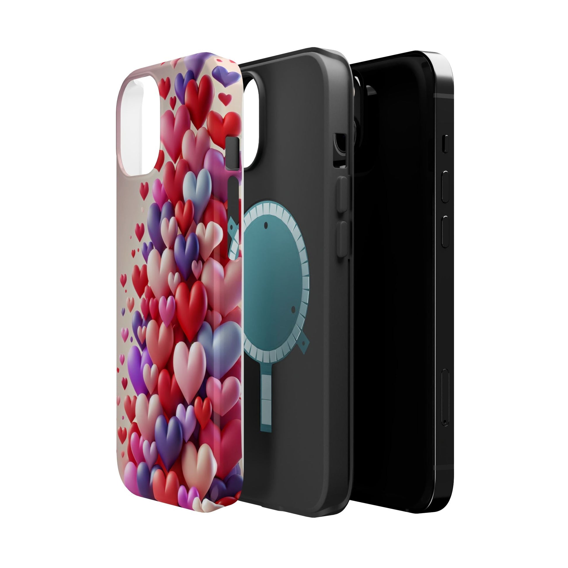 Love Hearts MagSafe iPhone Case — Magnetic, Impact-Resistant  Shamo's