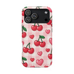Y2K Cherries & Hearts iPhone Case | MagSafe