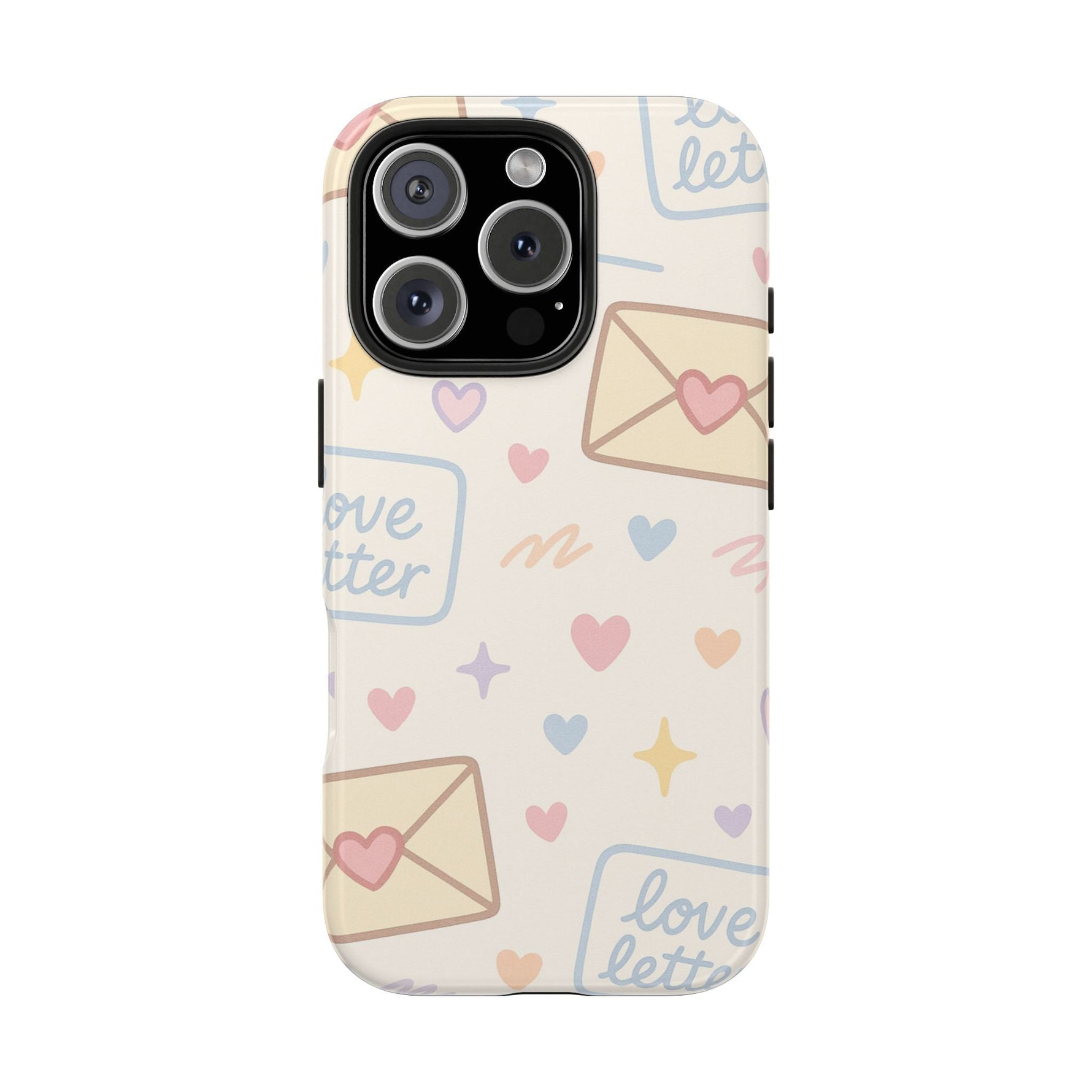 Pastel Love Letter Hearts Impact Phone Case  Shamo's iPhone 16 Pro