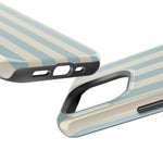 Blue Strips Pattern iPhone Case Compatible with MagSafe - Shamo's