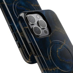 Midnight Marble iPhone Case with MagSafe - iPhone 17 / Glossy - Shamo's