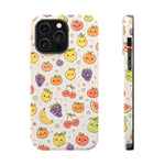 Cute Kawaii Fun Fruit Pattern Magnetic Impact-Resistant iPhone Case with MagSafe Compatibility