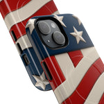 Patriotic iPhone Cases - MagSafe Tough American Flag Design - Shamo's
