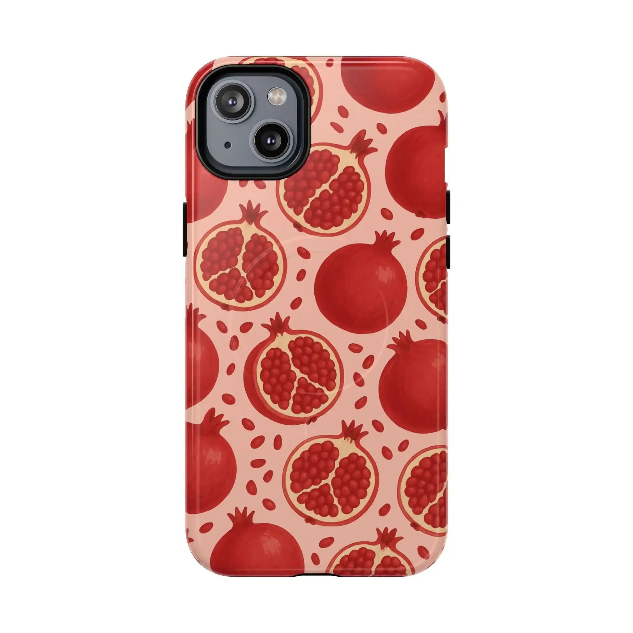 Pomegranate Fruit Tough iPhone Case | MagSafe Compatible - Shamo's