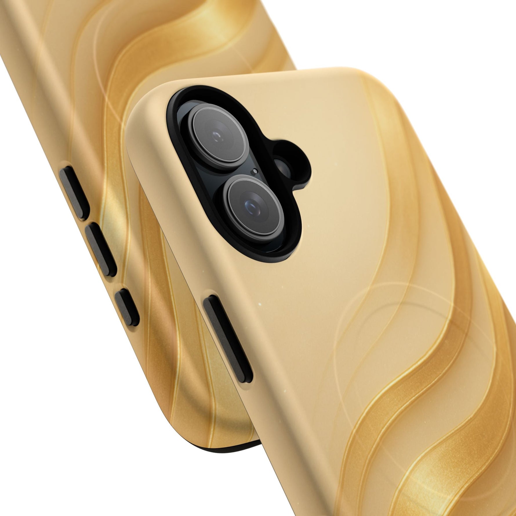 Luxury Series Golden Aura iPhone Case compatible with MagSafe  Shamo's