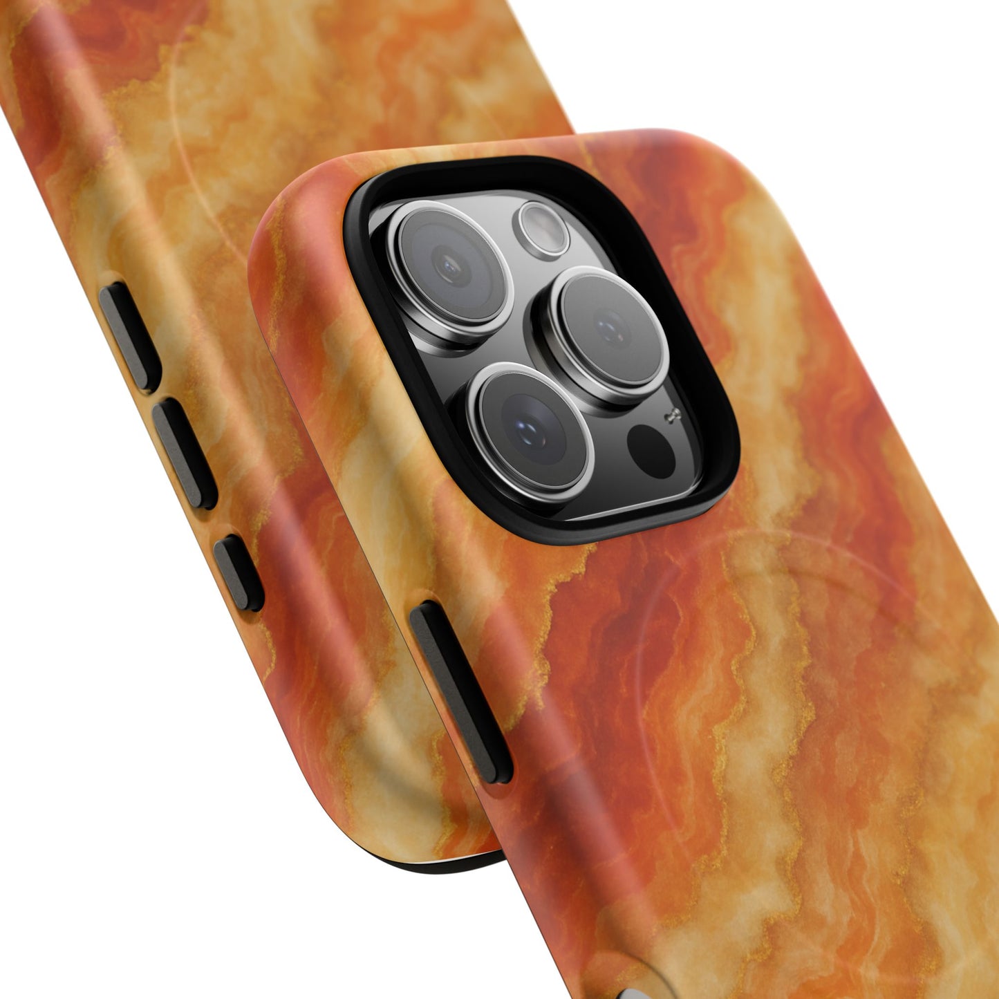 Amber Agate Marble iPhone Case with MagSafe