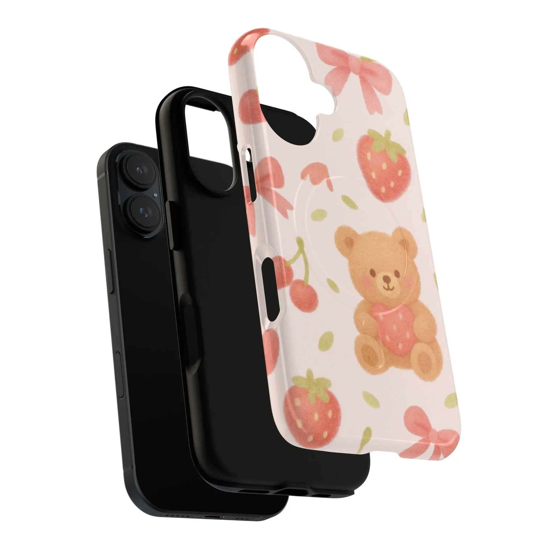 Teddy Berry Basket Friends iPhone Case with MagSafe  Shamo's
