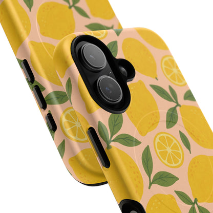 Lemon Fruit Design iPhone Case | MagSafe Compatible