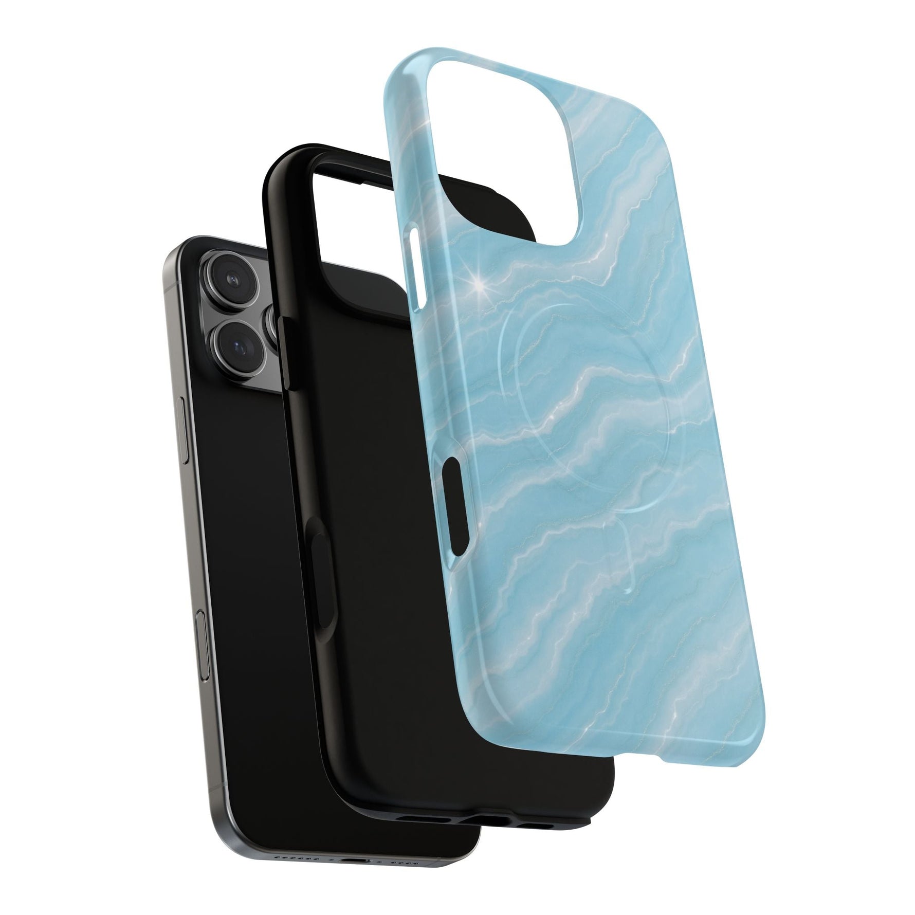 Sky Glow Marble iPhone Case with MagSafe  Shamo's