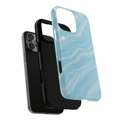 Sky Glow Marble iPhone Case with MagSafe