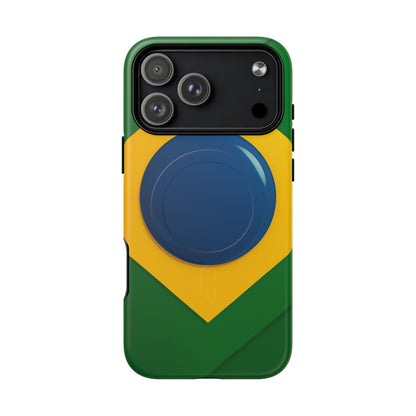 Brazil Flag iPhone Case | MagSafe