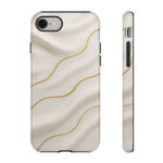 Elegant Gold Wave Tough iPhone Case - Shamo's