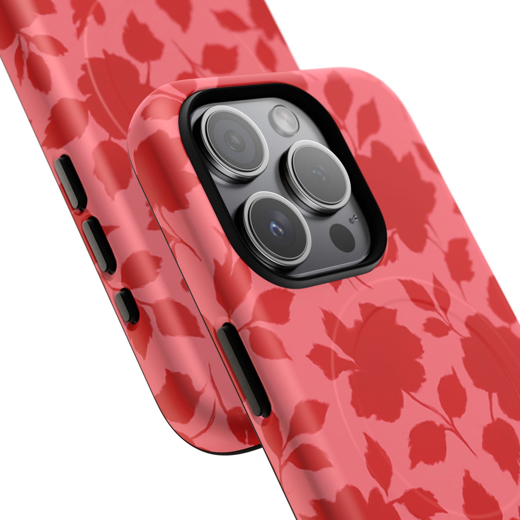 Red Floral Love iPhone Case (MagSafe compatible)  Shamo's