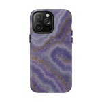 Purple Agate Marble iPhone Case with MagSafe - Shamo's