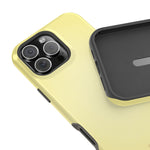 Baby Yellow Solid Color MagSafe Compatible Impact-Resistant Phone Case | Slim Protective Cover