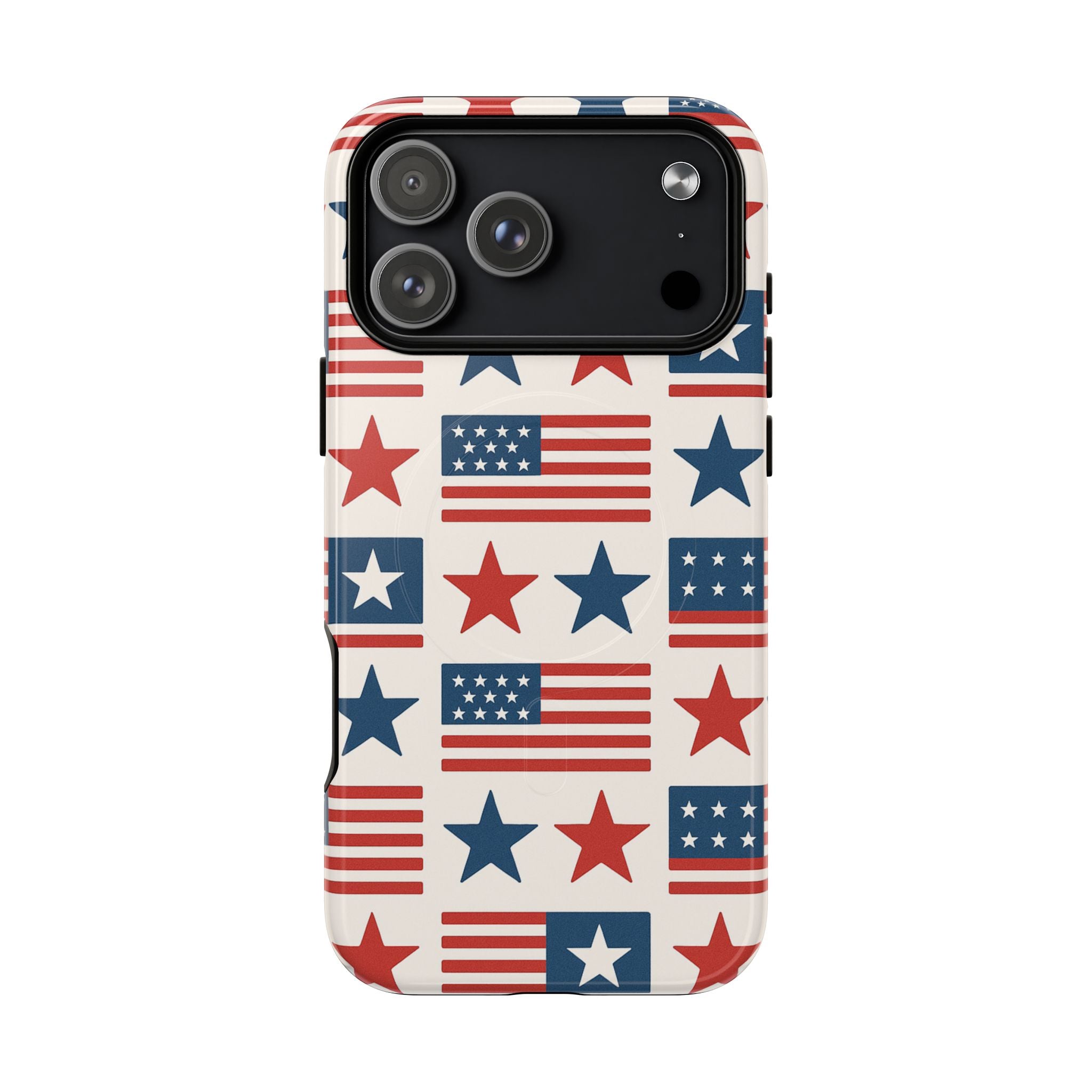 Patriotic American Flag iPhone Case | MagSafe
