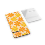 Retro Orange Daisy Smartphone Stand, Floral Mobile Display Stand