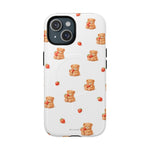 Strawberry Teddy iPhone Case with MagSafe