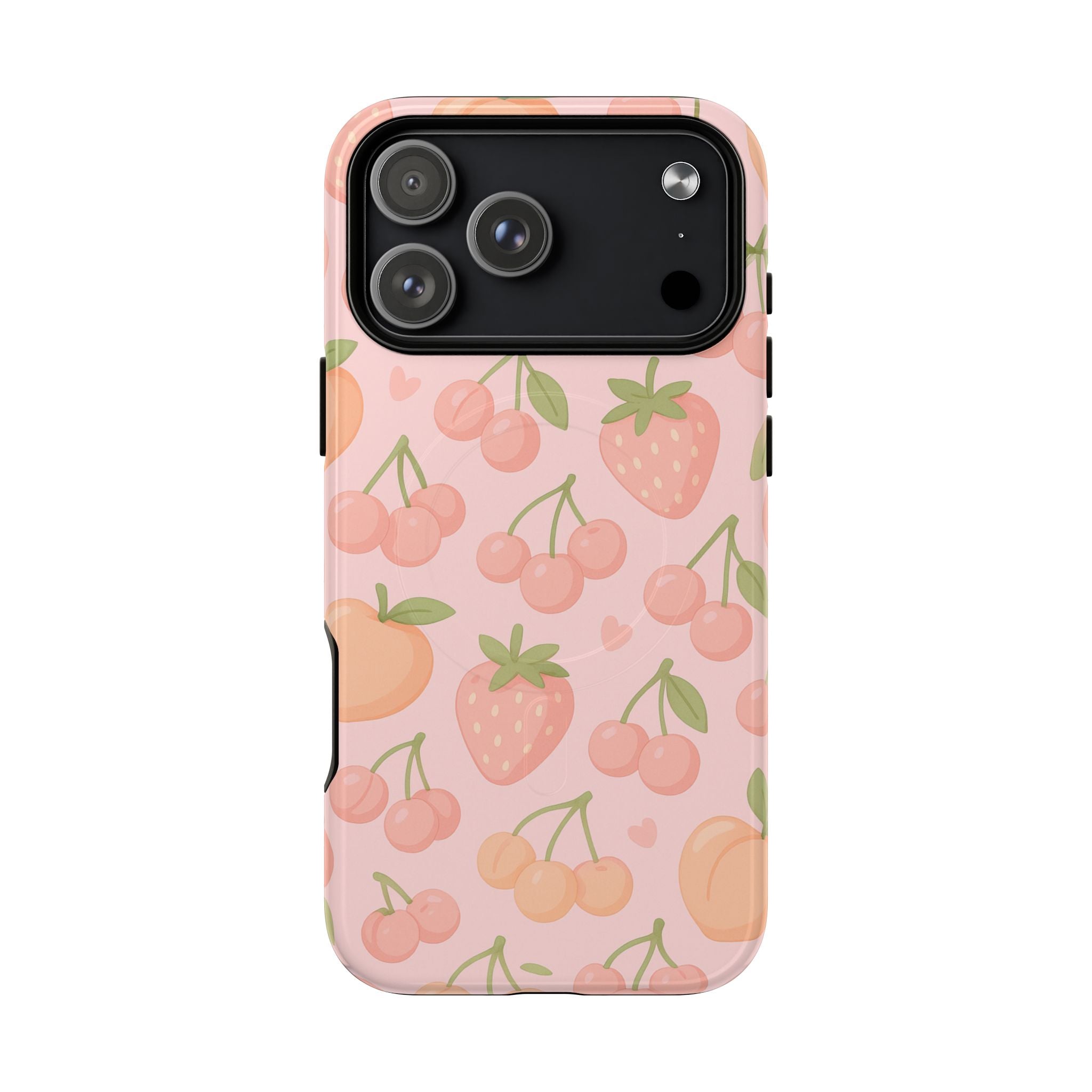Cute Fruits iPhone Case - Colorful Cherry & Strawberry Design | MagSafe - Shamo's
