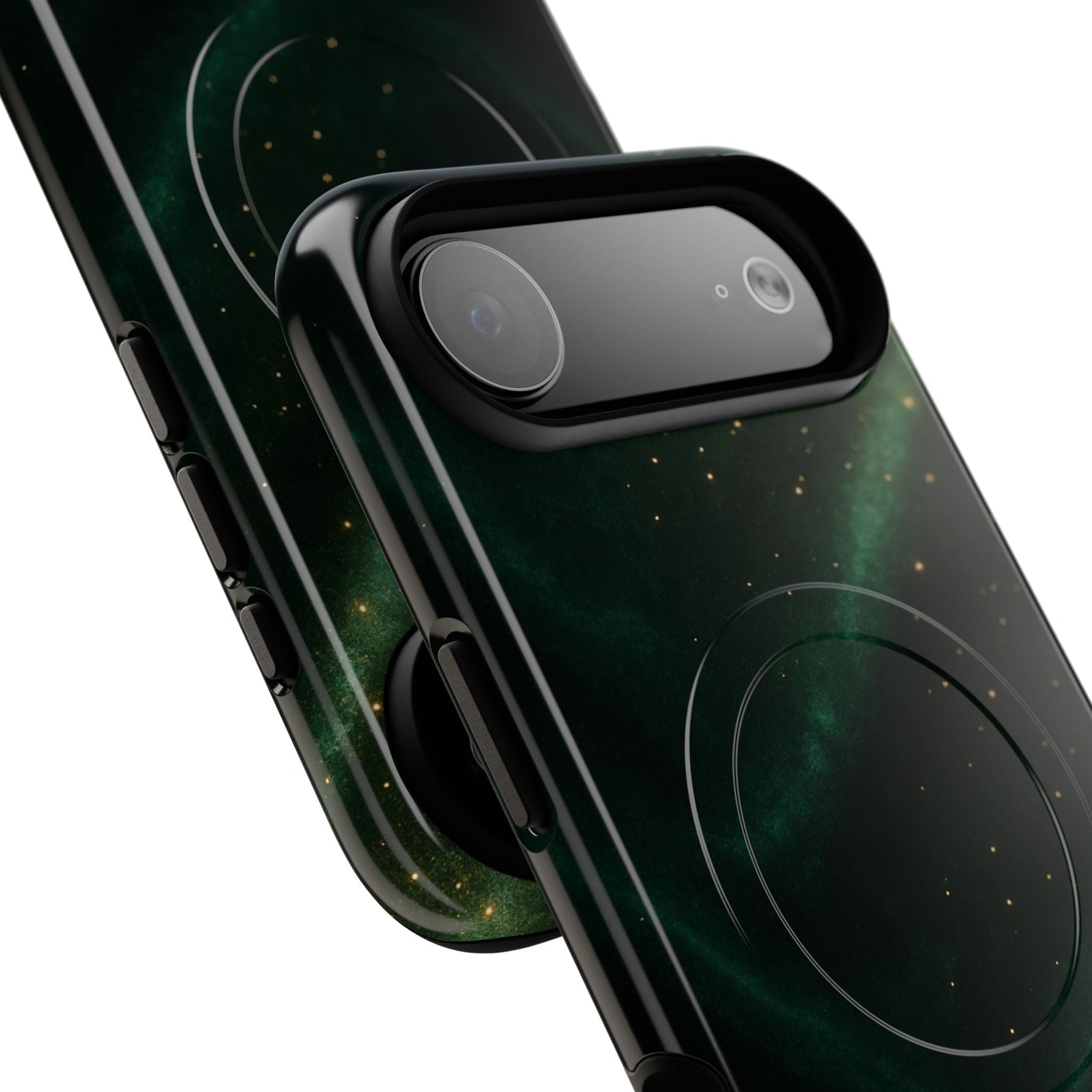 Luxury Series Emerald Galaxy iPhone Case with MagSafe  Shamo's