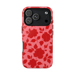 Red Floral Love iPhone Case (MagSafe compatible)  Shamo's iPhone 17 Pro / Glossy