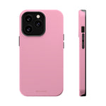 Cotton Candy Pastel Pink Impact-Resistant Phone Case | Slim Protective MagSafe-Compatible Cover