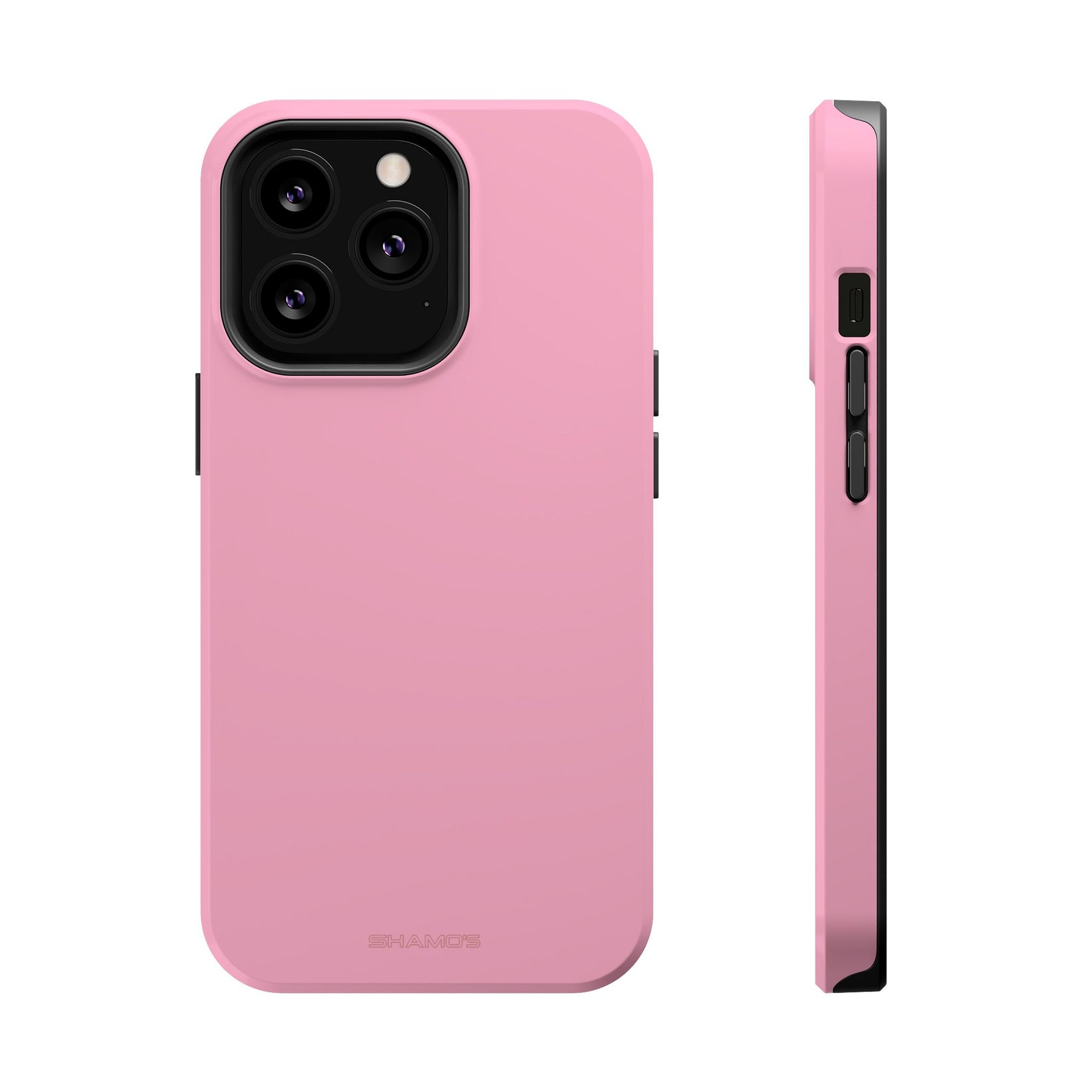 Cotton Candy Pastel Pink Impact-Resistant Phone Case | Slim Protective MagSafe-Compatible Cover