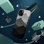 Monochrome Mountain Design iPhone Case | MagSafe  Shamo's